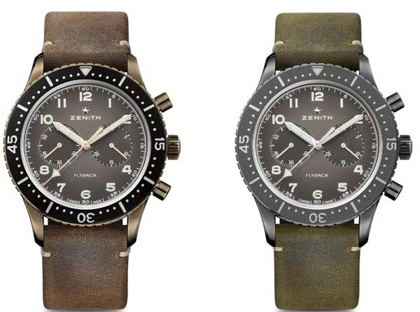 Zenith Released The PILOT CRONOMETRO TIPO CP 2 FLYBACK In Aged