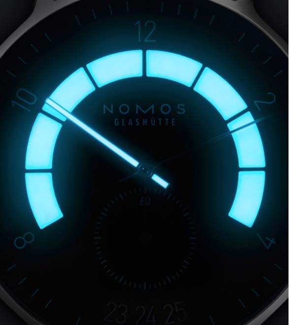 Nomos Glashutte Autobahn at Night