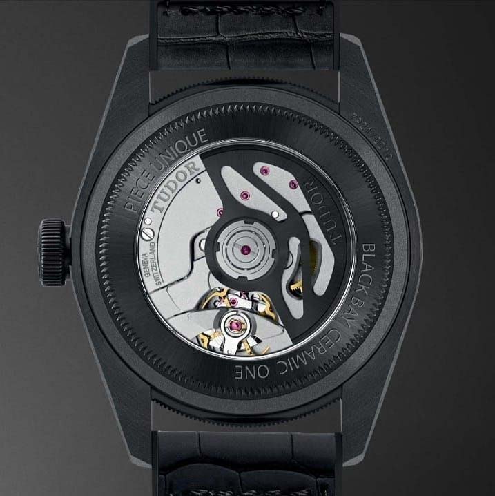 Caseback for the Tudor Black Bay Ceramic watch