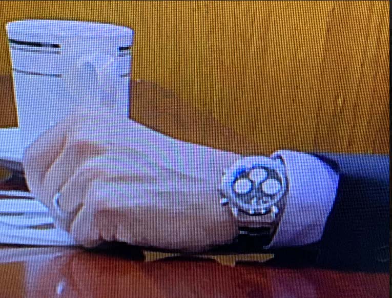 Jerry Seinfeld wearing a Rolex
