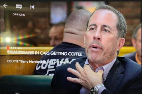 Jerry Seinfeld wearing a Rolex